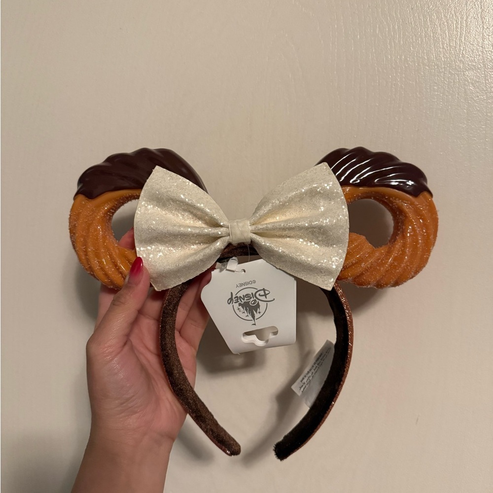 Disney Churro-Inspired Headband with Cream Bow